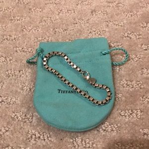 Authentic Tiffany & Co cube chain bracelet
